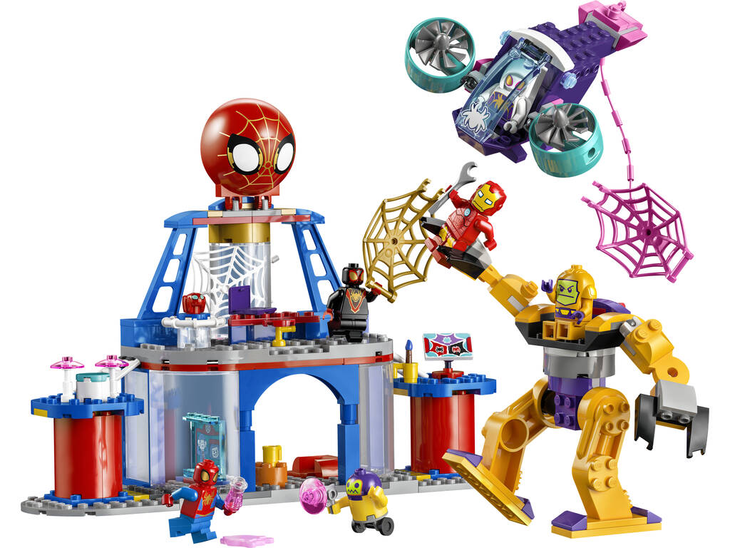 Lego Marvel Cuartel General Arácnido del Equipo Spidey 10794
