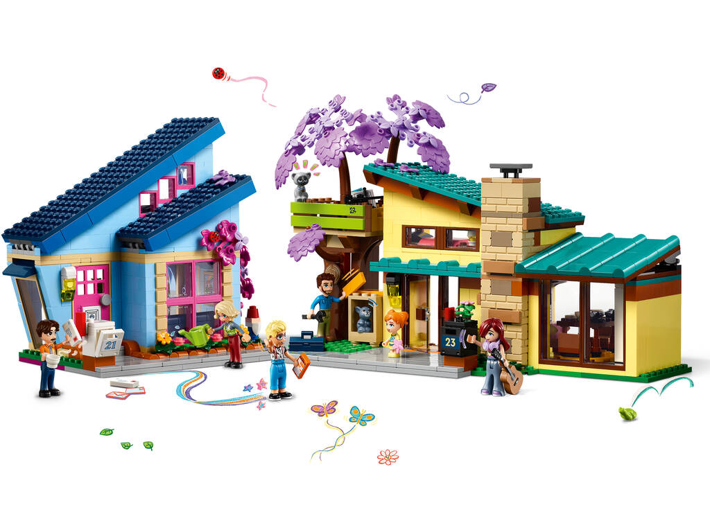 Lego Friends Casas Familiares de Olly y Paisley 42620
