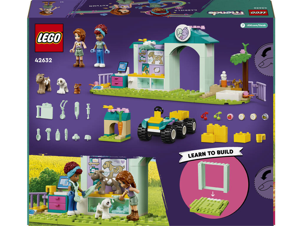 Clinique vétérinaire Lego Friends Farm Animal 42632