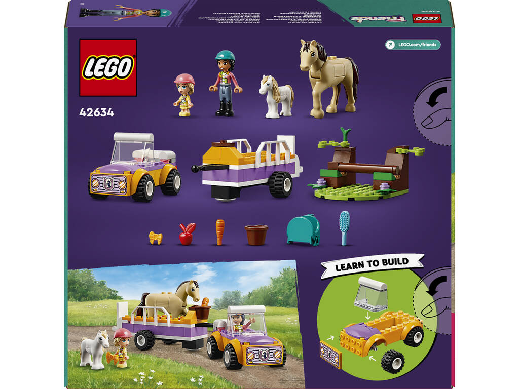 Lego Friends Pferde- und Ponyanhänger 42634