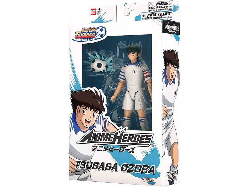 Captain Tsubasa Anime Heroes Figura Tsubasa Ozora Bandai 37791