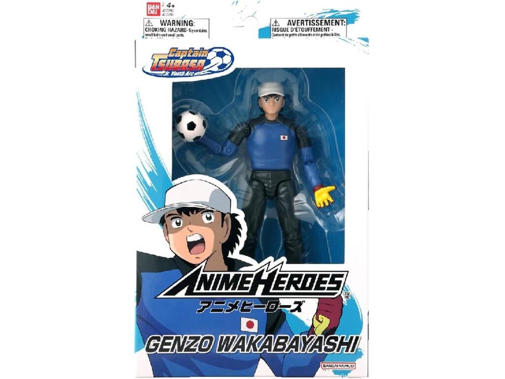 Capitan Tsubasa Anime Heroes Figura Genzo Wakabayashi Bandai 37792