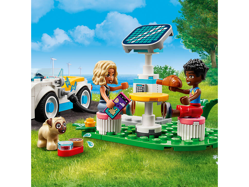 Lego Friends Auto elettrica e caricabatterie 42609