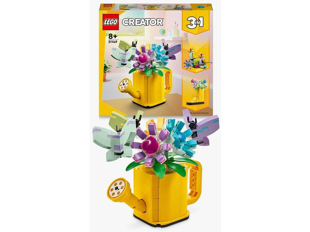 Lego Creator 3 en 1 Fleurs dans l'arrosoir 31149