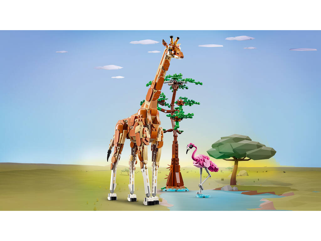 Lego Creator 3 em 1 Safari de Animais Selvagens 31150