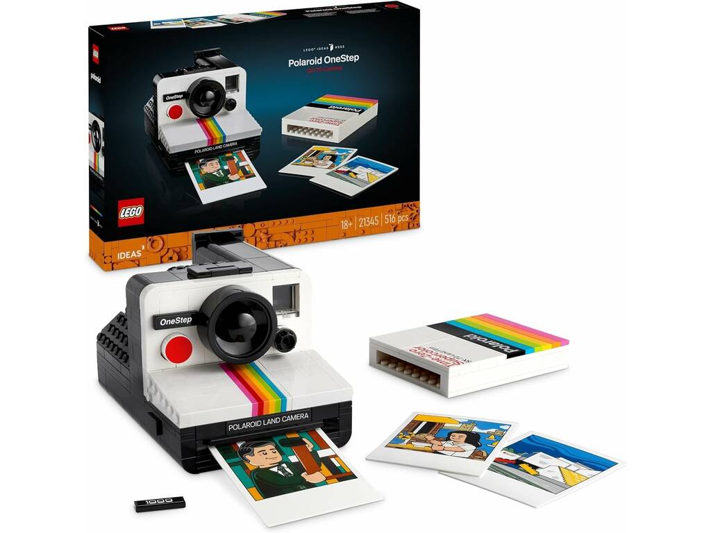 Lego Idee Macchina fotografica Polaroid OneStep SX-70 21345