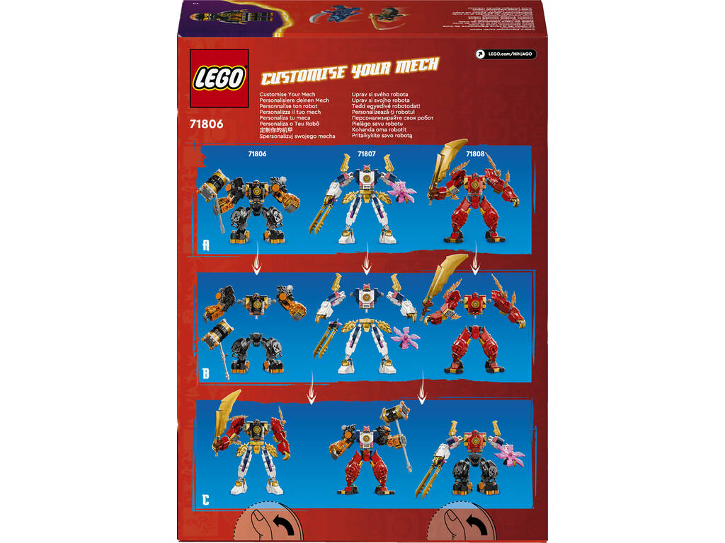 Lego Ninjago Meca Elemental de la Tierra de Cole 71806