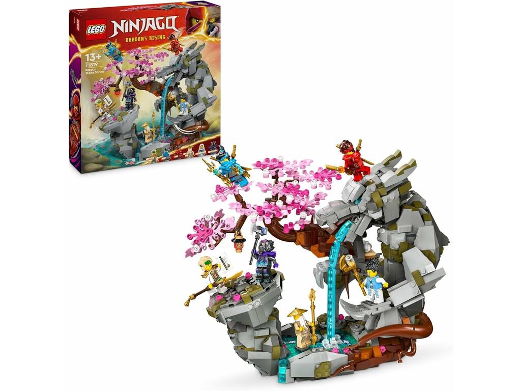 Lego Ninjago Dragon Pierre Sanctuaire 71819