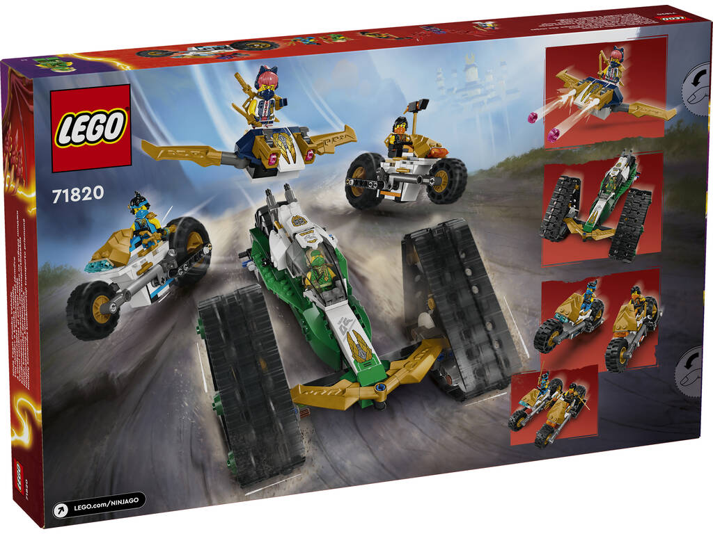 Lego Ninjago Veicolo Combinato Squadra Ninja 71820