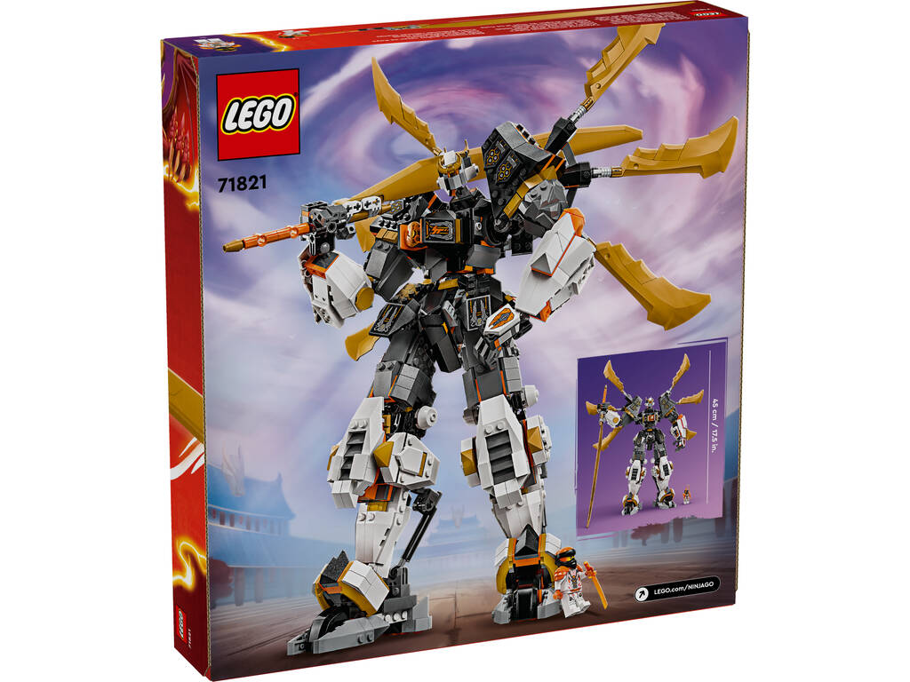 Lego Ninjago Mecca Drago Titano di Cole 71821