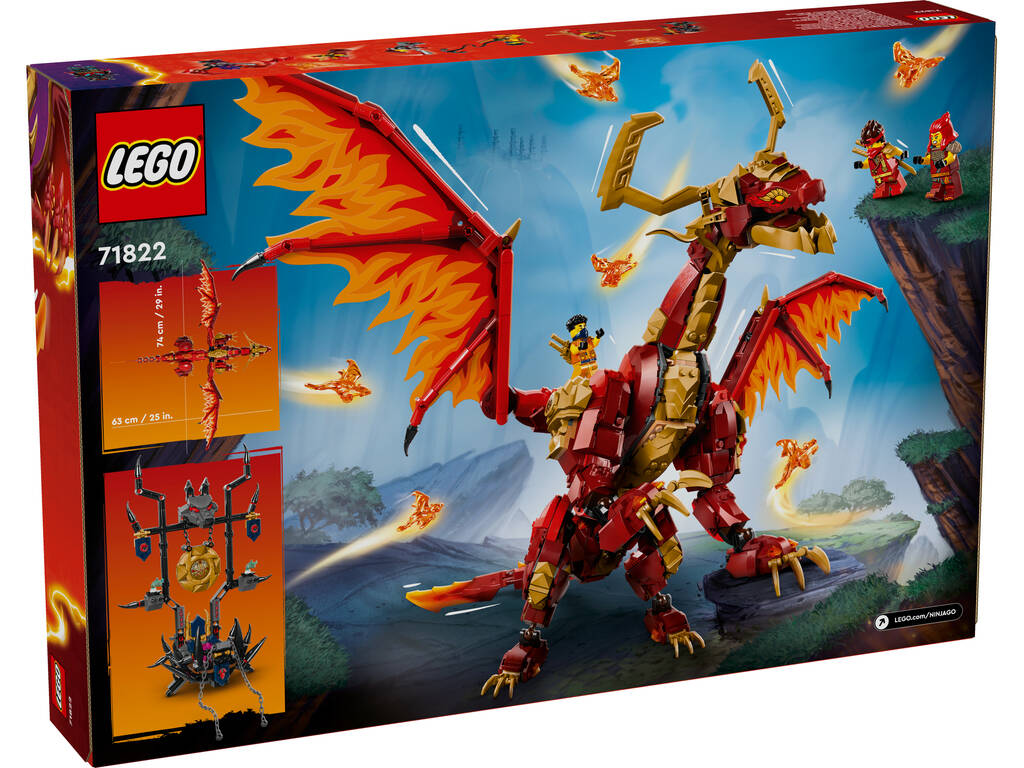 Lego Ninjago Dragão Fonte de Movimento 71822