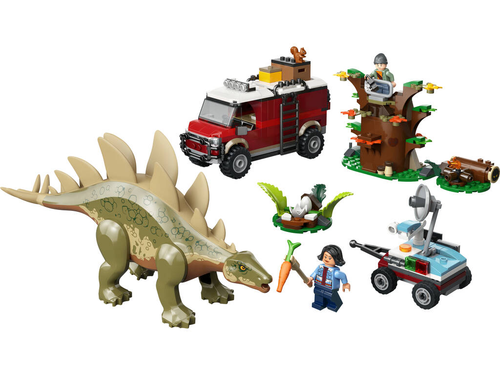 Lego Jurassic World Misiones Dinosaurio: Descubrimiento del Stegosaurus 76965