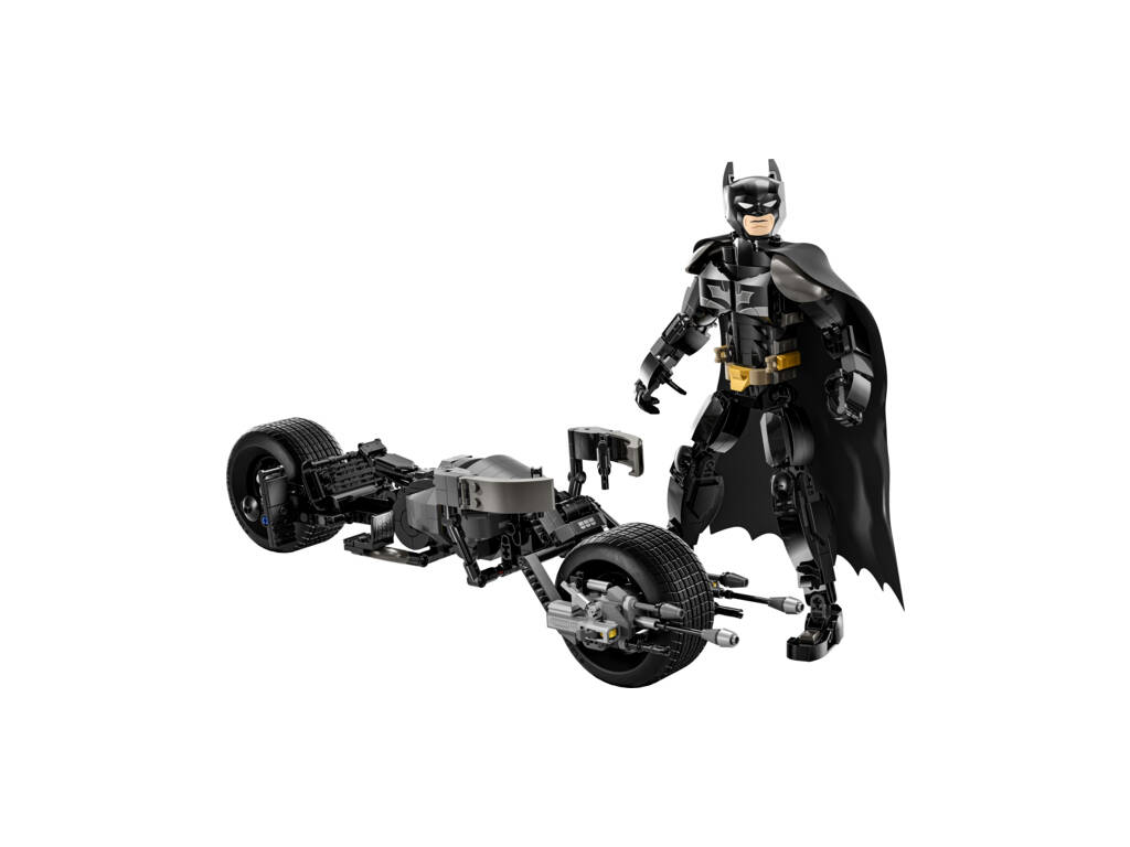 Lego Batman Figura per costruire Batman e Moto Bat-Pod 76273