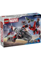 Lego Marvel Captain America Brave World Bataille entre Captain America et Hulk Rouge