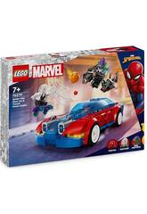 Lego Marvel Spider-Man Auto da corsa di Spider-Man e Goblin Venomizzato 76279