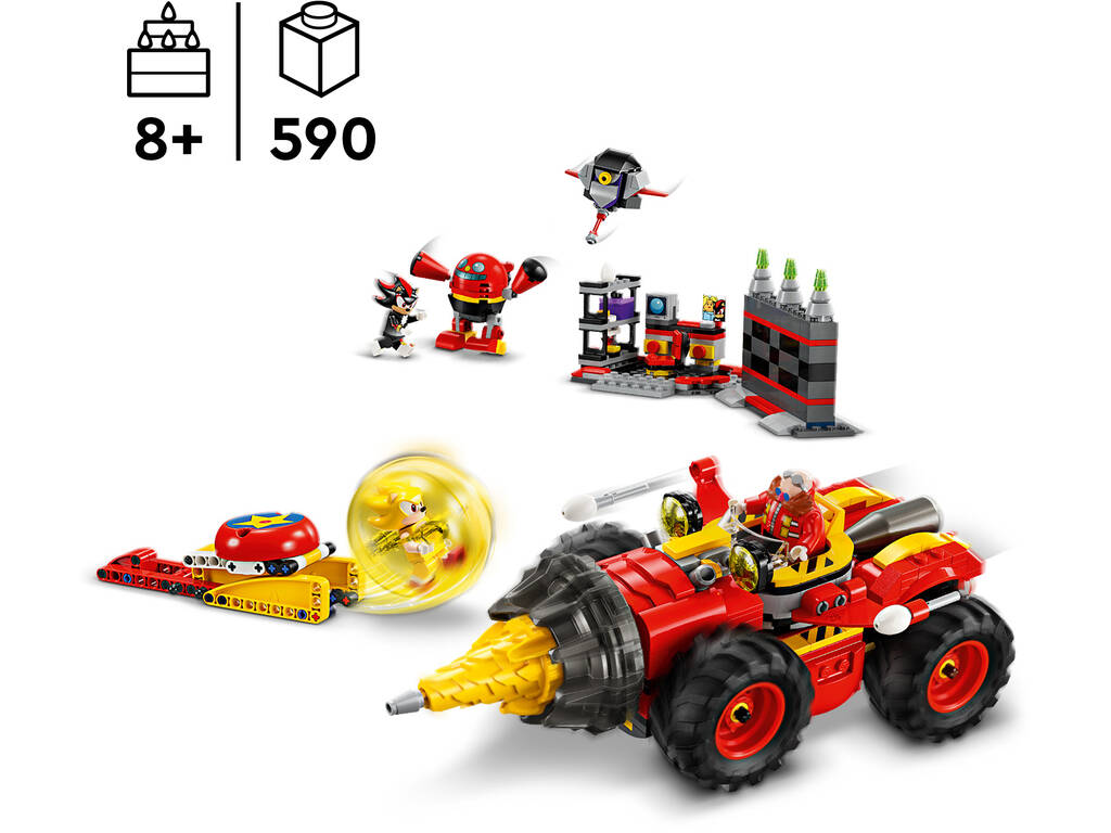 Lego Sonic Super Sonic vs Egg Drillster 76999