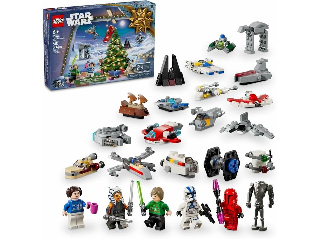 Lego Star Wars Calendario de Adviento 2024 75395