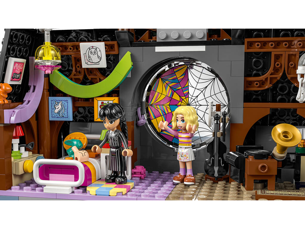 Lego Wednesday Quarto de Wednesday e Enid 76781