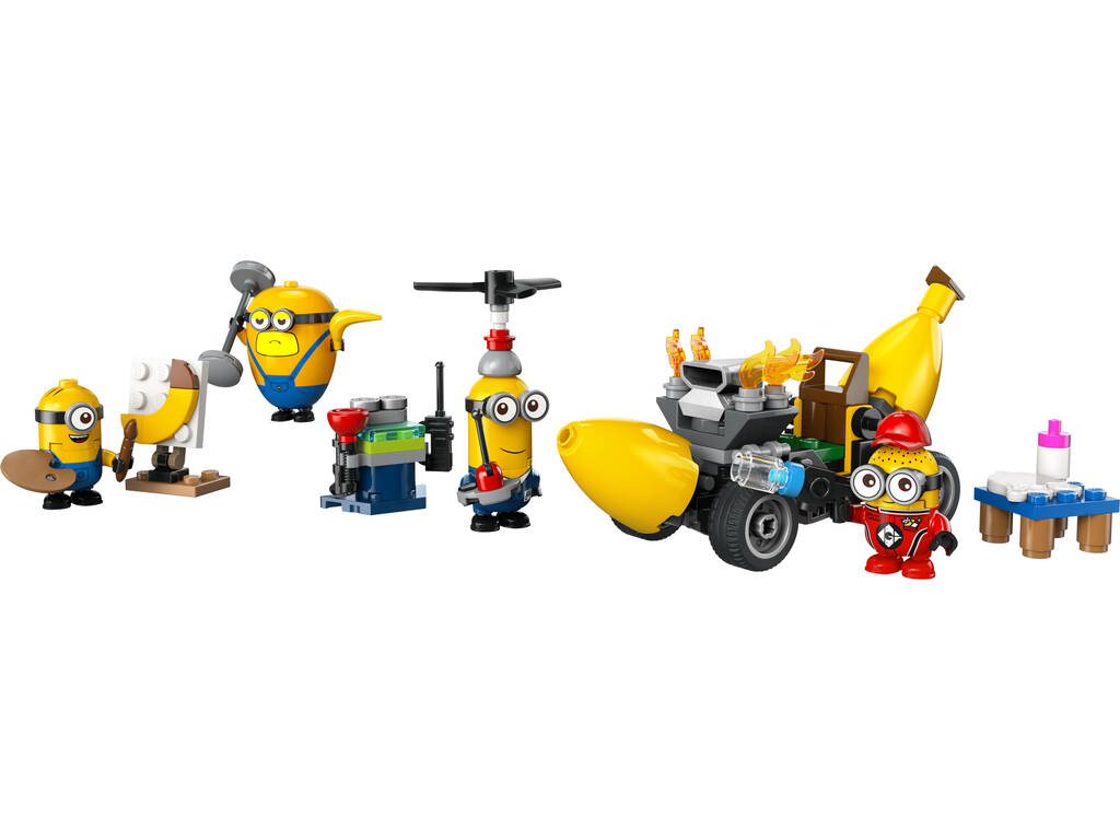 Lego Gru 4 Mi Villano Favorito Minions y Coche Banana 75580