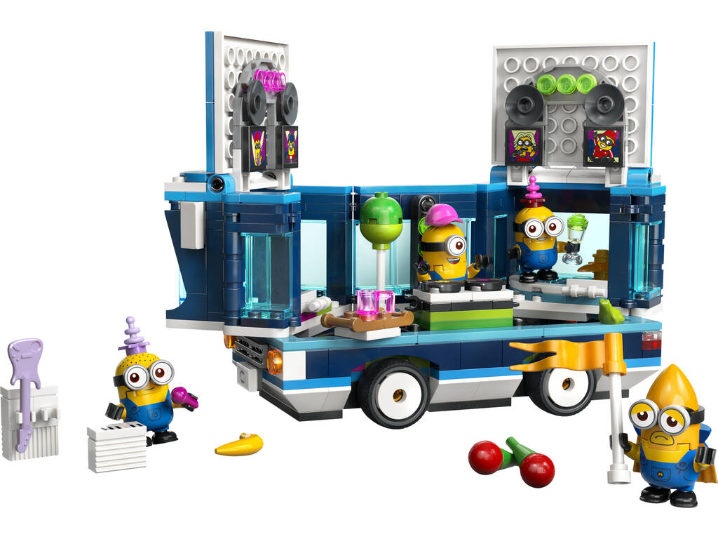 Lego Gru 4 My Favourite Villain Autobus della festa Musicale dei Minions 75581