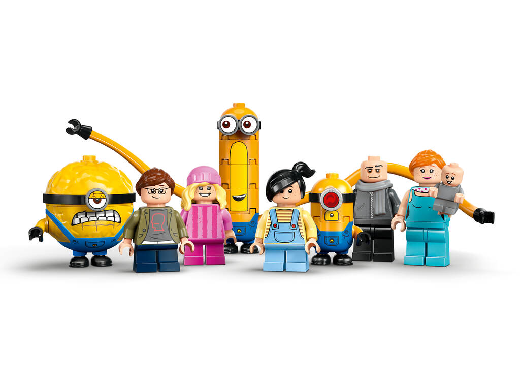 Lego Gru 4 Meu Malvado Favorito Minions e Mansão Familiar de Gru 75583