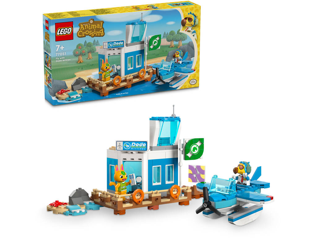 Lego Animal Crossing Voo com Dodo Airlines 77051