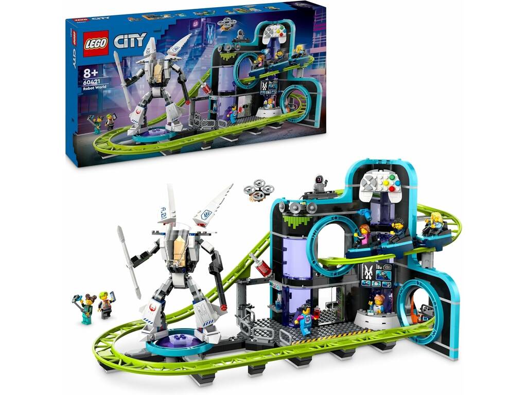 Lego City Montaña Rusa de Robot World 60421