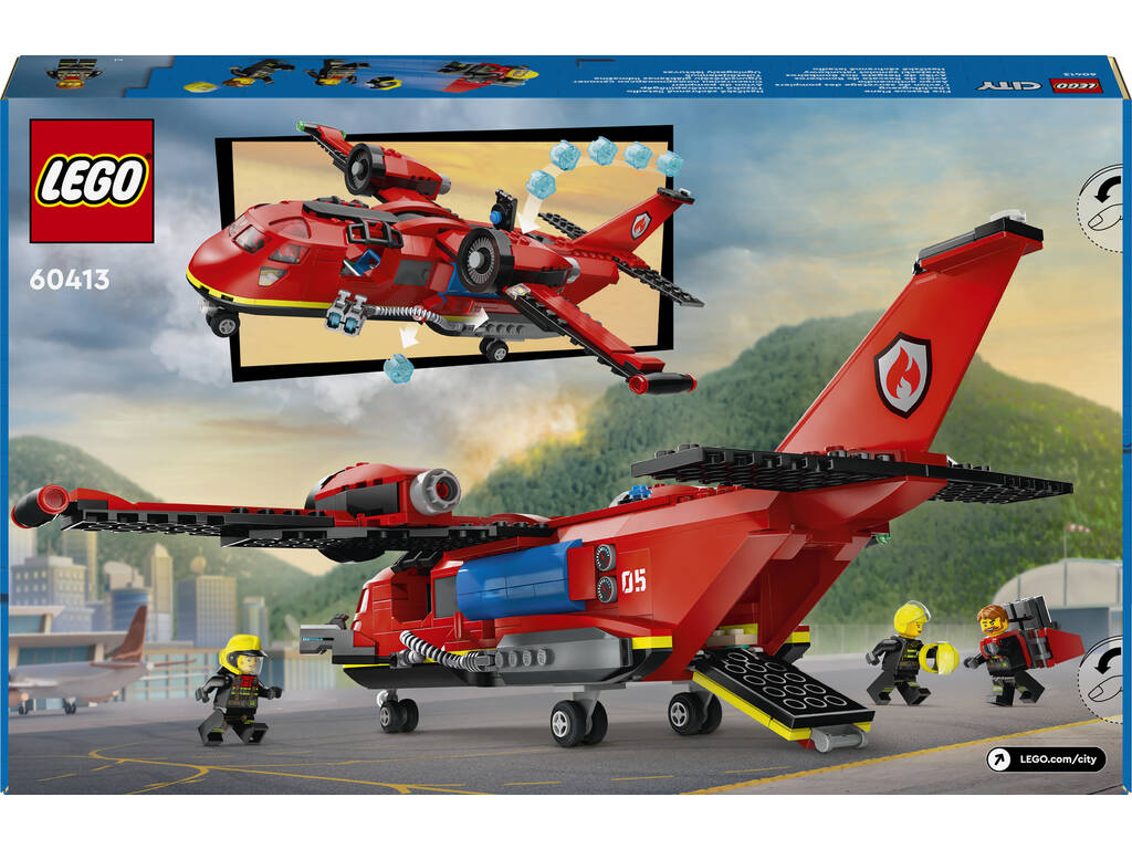 Lego City Feuerwehrrettungsflugzeug 60413