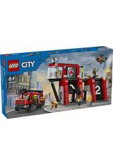 Lego City Parque de Bomberos con Camin de Bomberos 60414