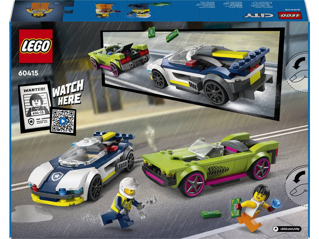 Lego City Carro da Polícia e Potente Desportivo 60415