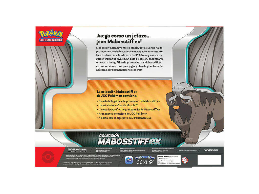 Pokémon TCG Mabosstiff Collection Pack Ex Bandai PC50463