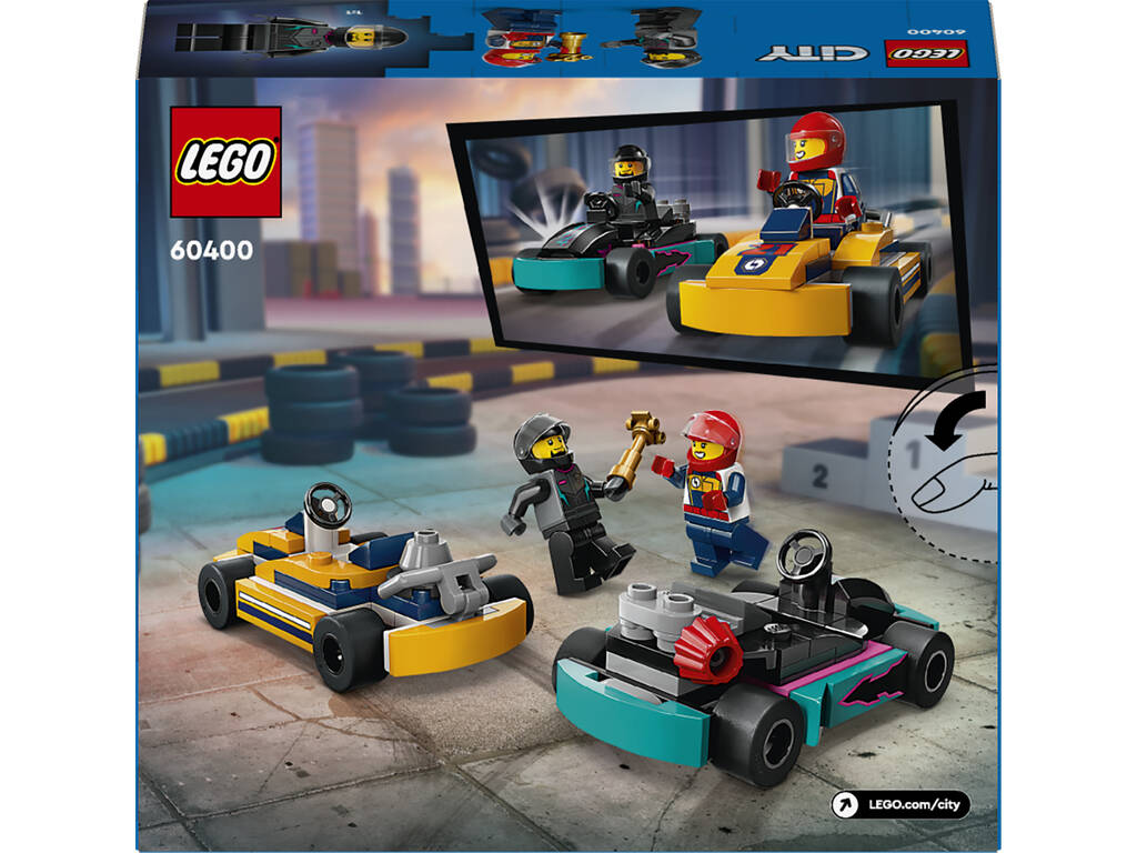 Lego City Karts y Pilotos de Carreras 60400