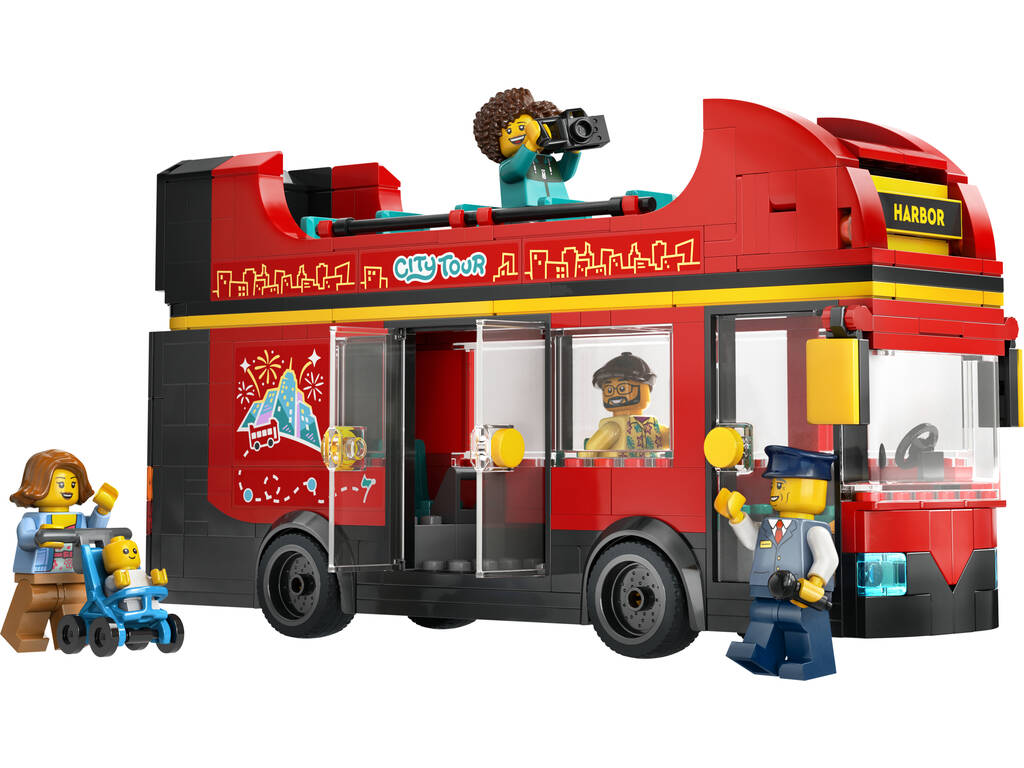 Lego City Autobús Turístico Rojo de Dos Plantas 60407