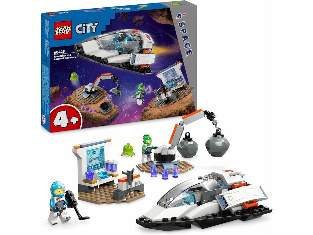 Lego City Space Nave Espacial y Descubrimiento del Asteroide 60429