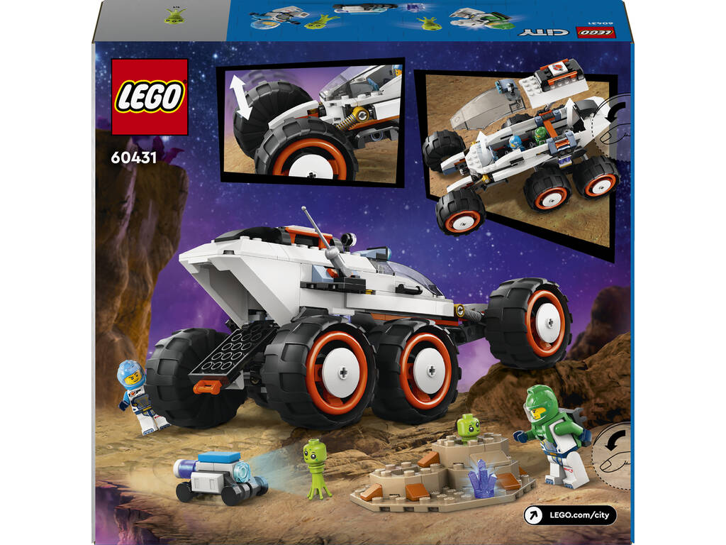 Lego City Space Róver Explorador Espacial e Vida Extraterrestre 60431