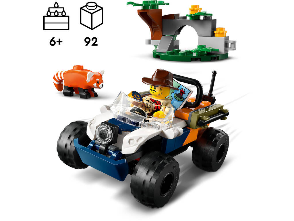 Lego City Exploration Offroad-Dschungelforscher und Rettungsmission 60424