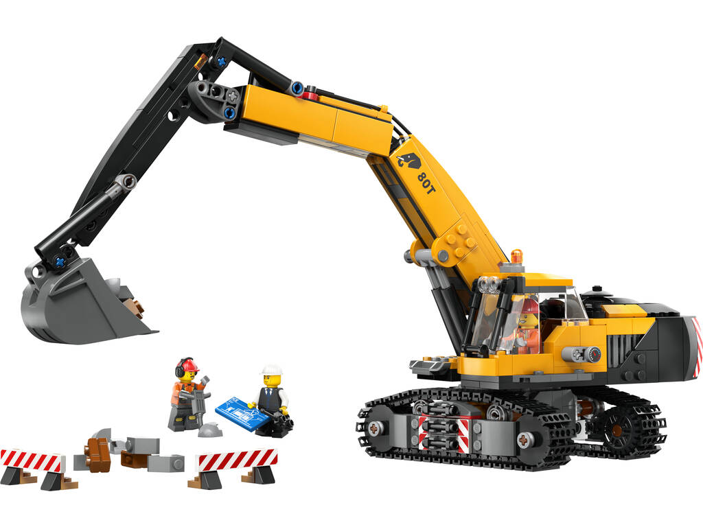 Lego City Excavadora de Obra Amarilla 60420