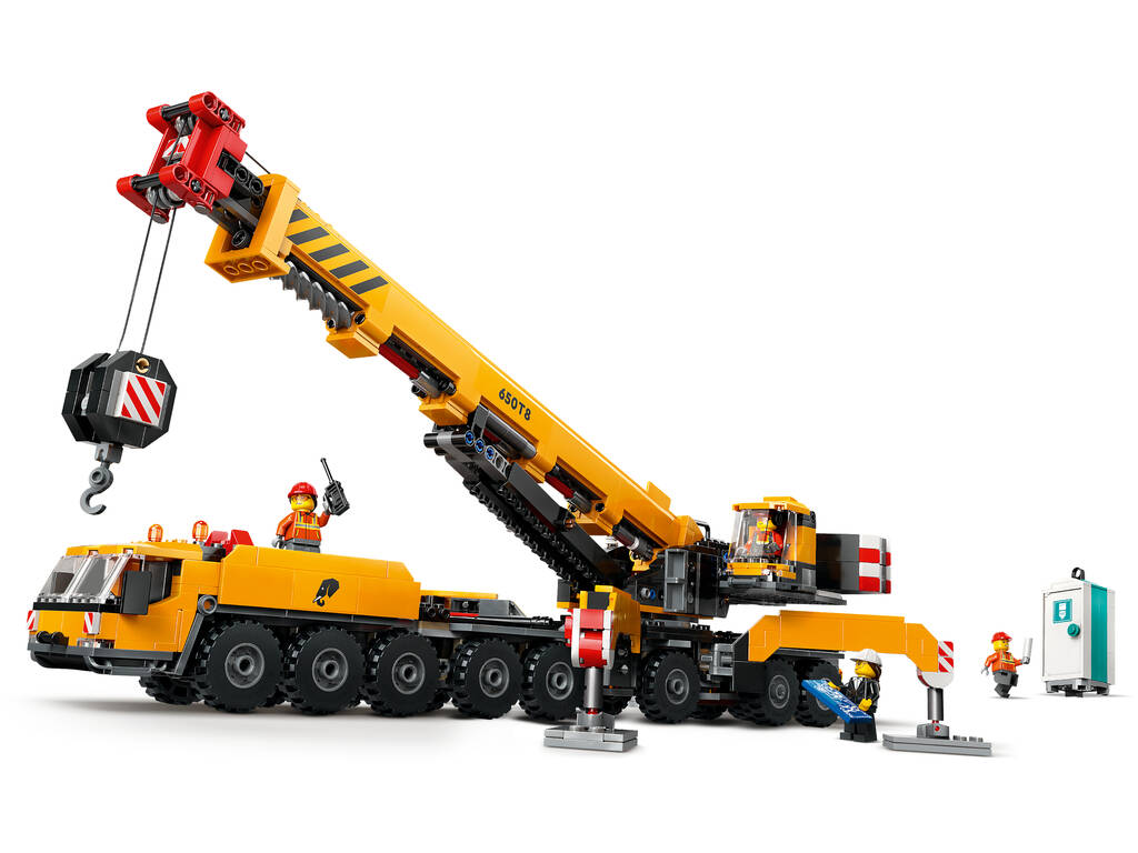 Lego City Grúa de Obra Móvil Amarilla 60409