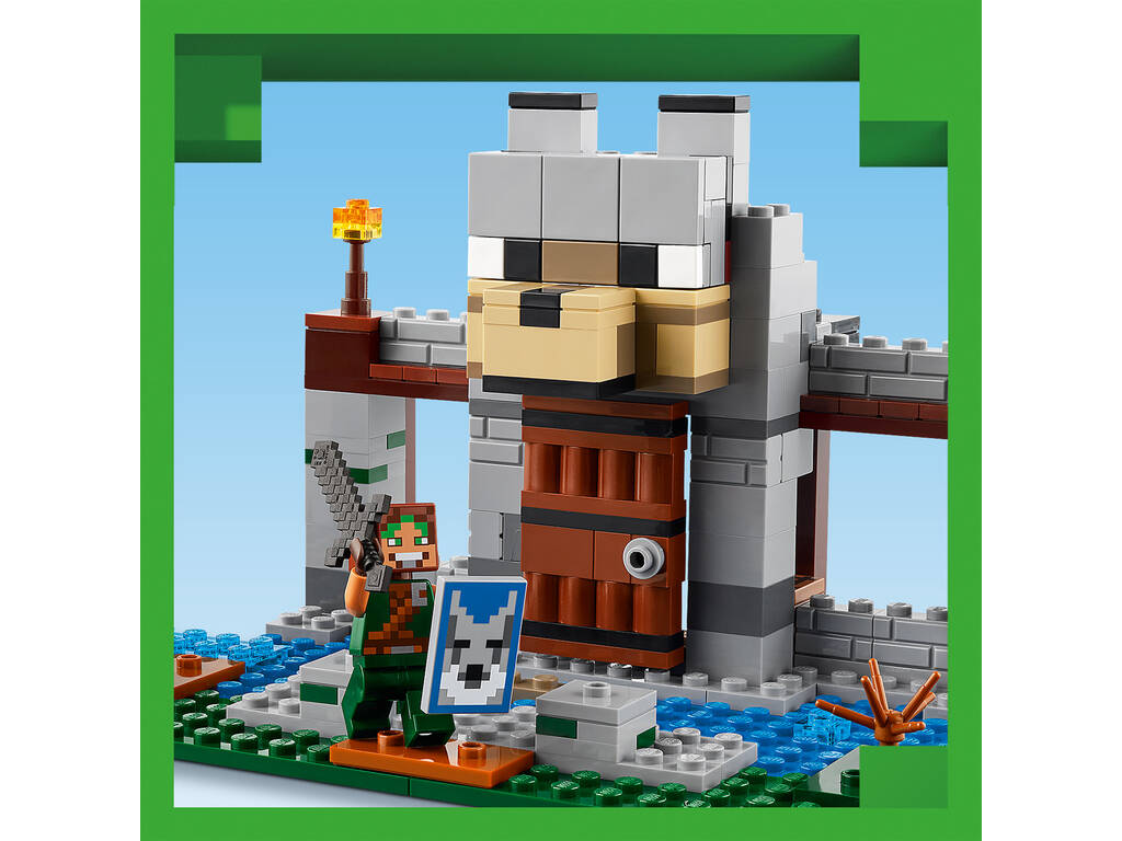 Lego Minecraft A Fortaleza do Lobo 21261