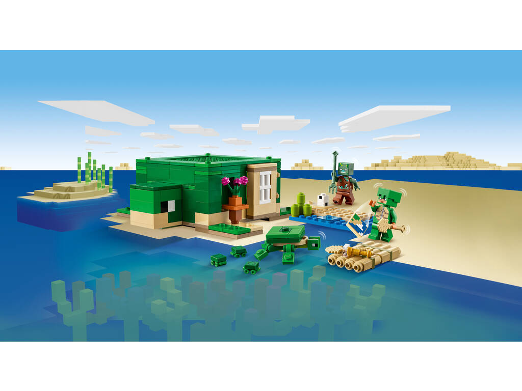 Lego Minecraft A Casa Tartaruga da Praia 21254