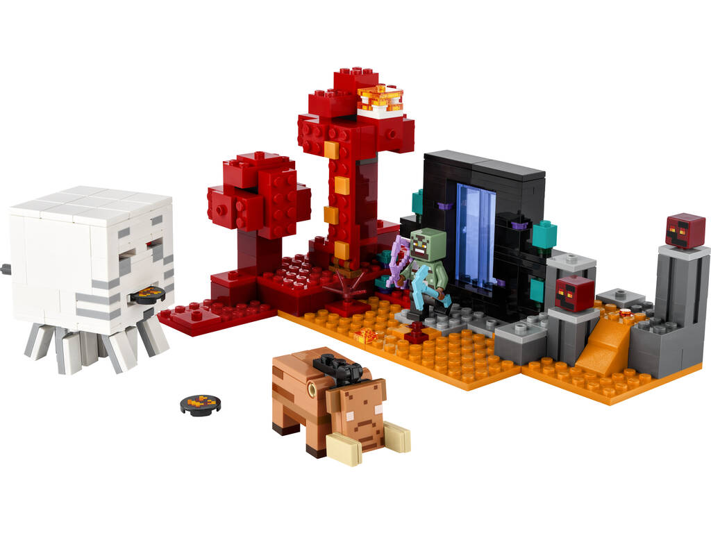 Lego Minecraft L'imboscata nel portale del Nether 21255