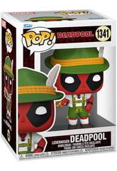 Funko Pop Marvel Deadpool Lederhosen com Cabeça Oscilante 76076