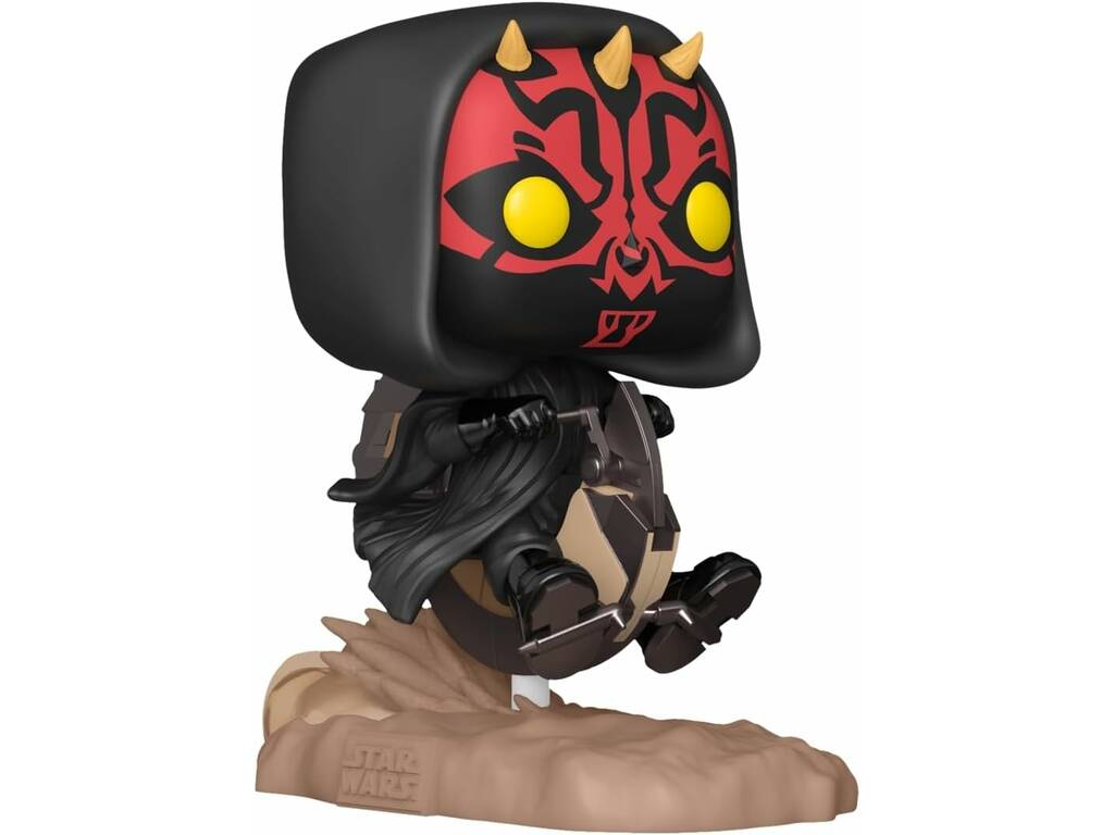 Funko Pop Star Wars Figur Darth Maul im Bloodfine Speeder mit schwingendem Kopf 76014