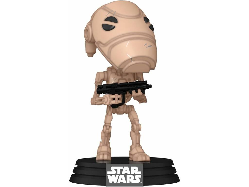 Funko Pop Star Wars Figura Battle Droid con testa oscillante 76016