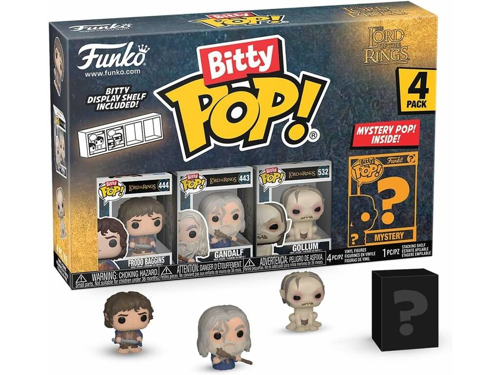 Funko Pop Bitty O Senhor dos Anéis Pack 4 Mini Figuras 26735