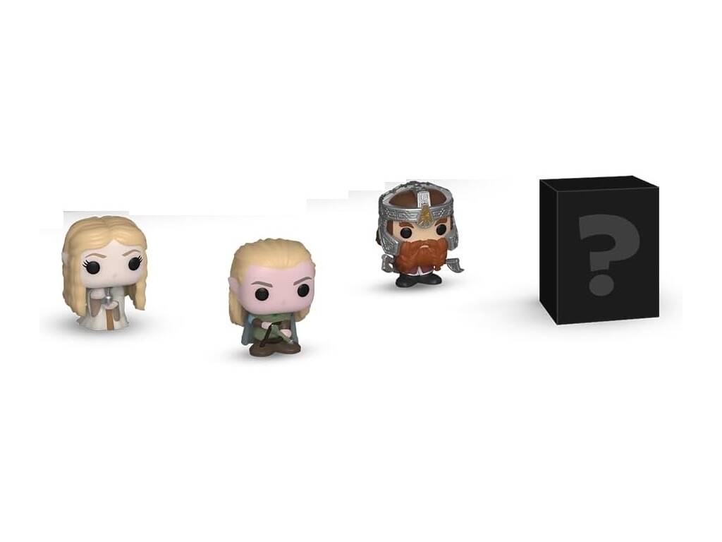 Funko Pop Bitty O Senhor dos Anéis Pack 4 Mini Figuras 75457