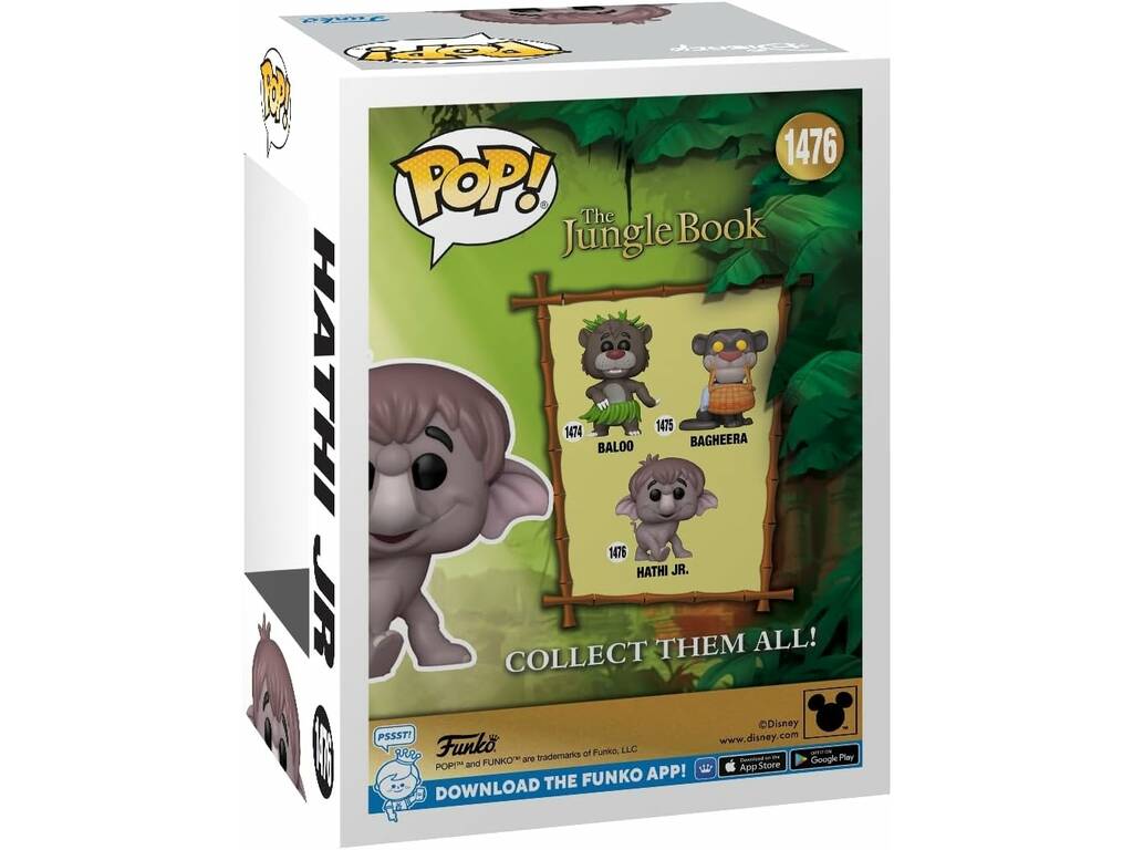 Funko Pop Le Livre de la Jungle Hathi JR Figure 80788