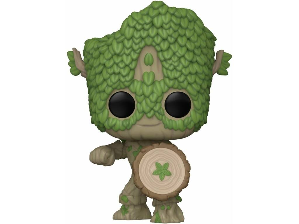 Funko Pop Marvel We Are Groot Figura Groot como Capitão América com Cabeça Oscilante 79515