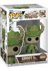 Funko Pop Marvel We Are Groot Figura Groot como Loki com Cabea Oscilante 79517