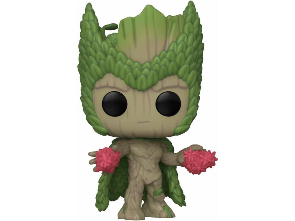 Funko Pop Marvel We Are Groot Figura Groot como Feiticeira Escarlate com Cabeça Oscilante 79518